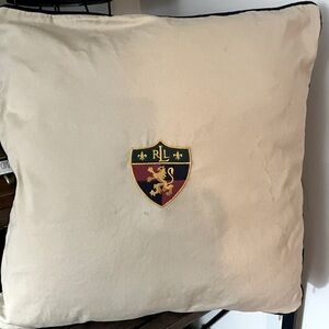 Ralph Lauren Crest throw pillow